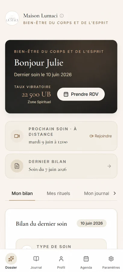 Application Maison Lumaci : tableau de bord énergétique